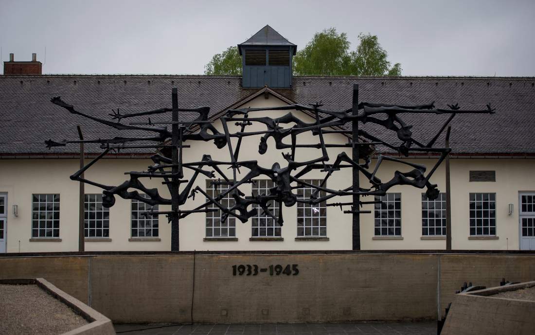 MUNICH, GERMANY - MAY 1:  The central memorial of the former Dachau concentration camp site, seen on May 1, 2015 in Dachau, Germany. Dachau was the first Nazi concentration camp and began operation in 1933 to hold political prisoners, though it later expanded to include Jews, common criminals and foreign nationals. It served mainly as a source of slave labour during World War II and included approximately 100 sub-camps spread across southern Germany and Austria. At least 30,000 inmates died before its liberation by U.S. troops on April 29, 1945. Survivers and liberators of the camp commemorate the 70th anniversary of the liberation between April 29 and May 1, 2015. (Photo by Joerg Koch/Getty Images)